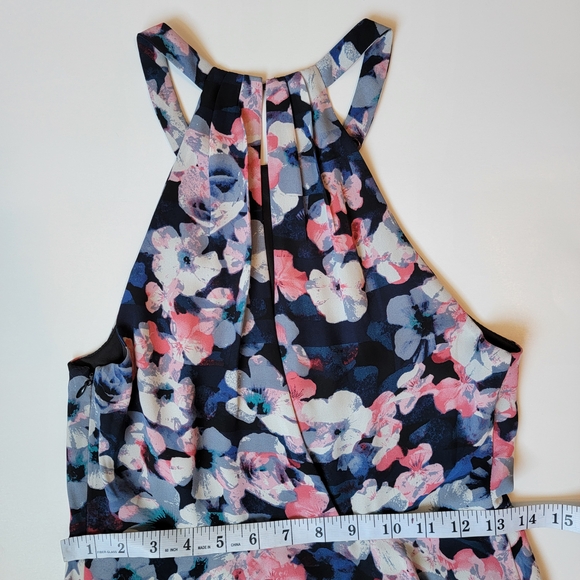 Express Halter Floral Summer Dress Size 4 - Picture 3 of 5